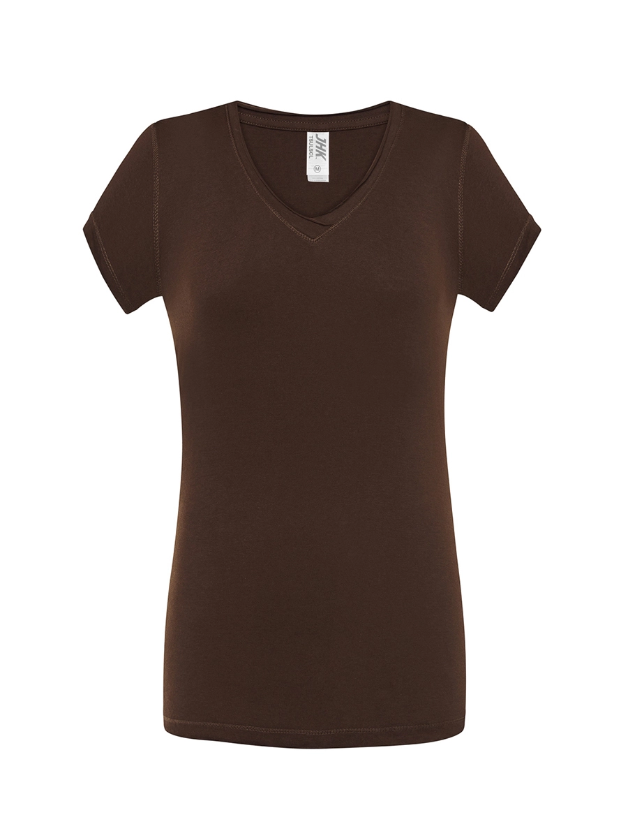 Immagine T-SHIRT DONNA MANICA CORTA COLLO A V URBAN SICILIA