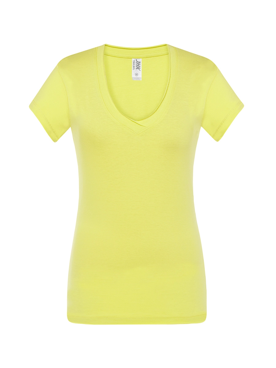 Immagine T-SHIRT DONNA MANICA CORTA COLLO A V URBAN SICILIA
