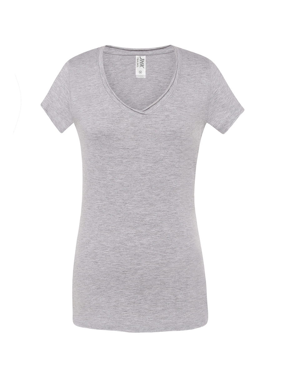 Immagine T-SHIRT DONNA MANICA CORTA COLLO A V URBAN SICILIA