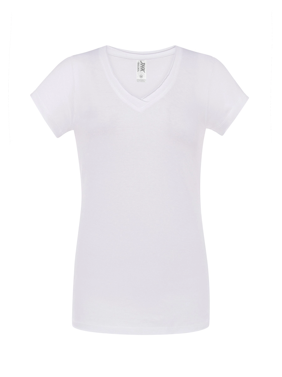 Immagine T-SHIRT DONNA MANICA CORTA COLLO A V URBAN SICILIA