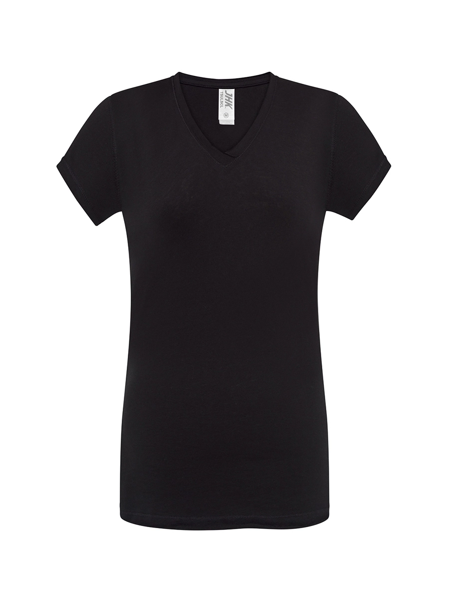 Immagine T-SHIRT DONNA MANICA CORTA COLLO A V URBAN SICILIA