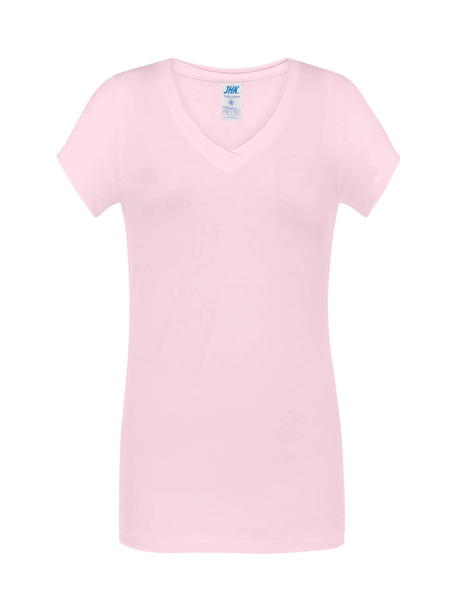 Immagine T-SHIRT DONNA MANICA CORTA COLLO A V REGULAR