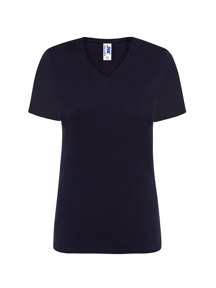 Immagine T-SHIRT DONNA MANICA CORTA COLLO A V REGULAR