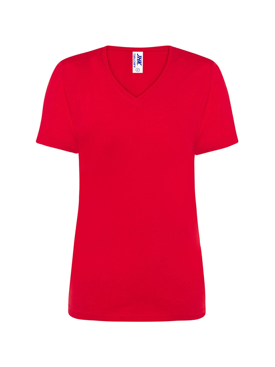 Immagine T-SHIRT DONNA MANICA CORTA COLLO A V REGULAR