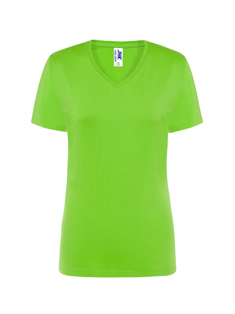 Immagine T-SHIRT DONNA MANICA CORTA COLLO A V REGULAR