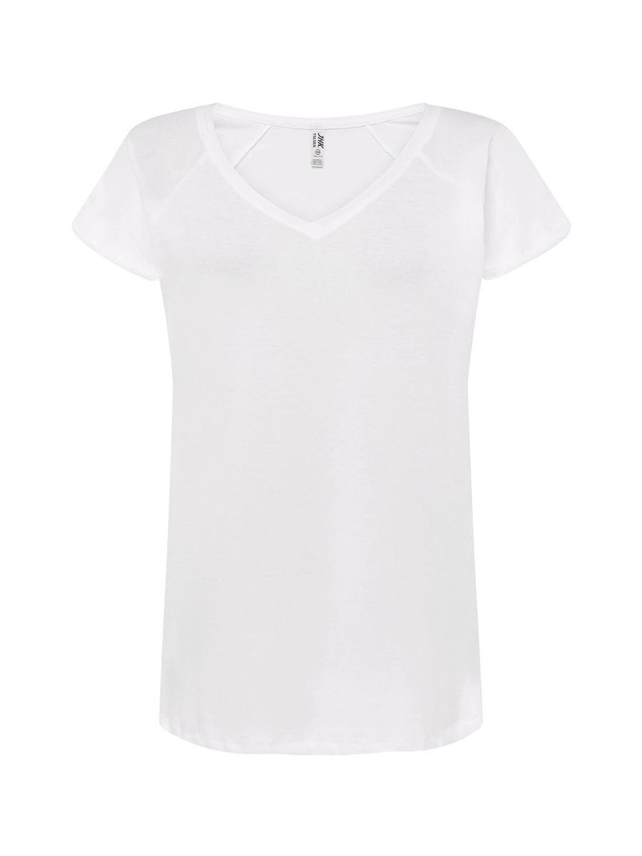 Immagine T-SHIRT DONNA MANICA CORTA COLLO A V URBAN SEA