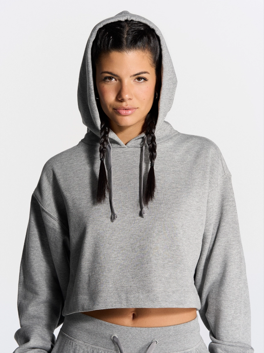 Immagine FELPA DONNA CAPPUCCIO REGULAR CROPPED