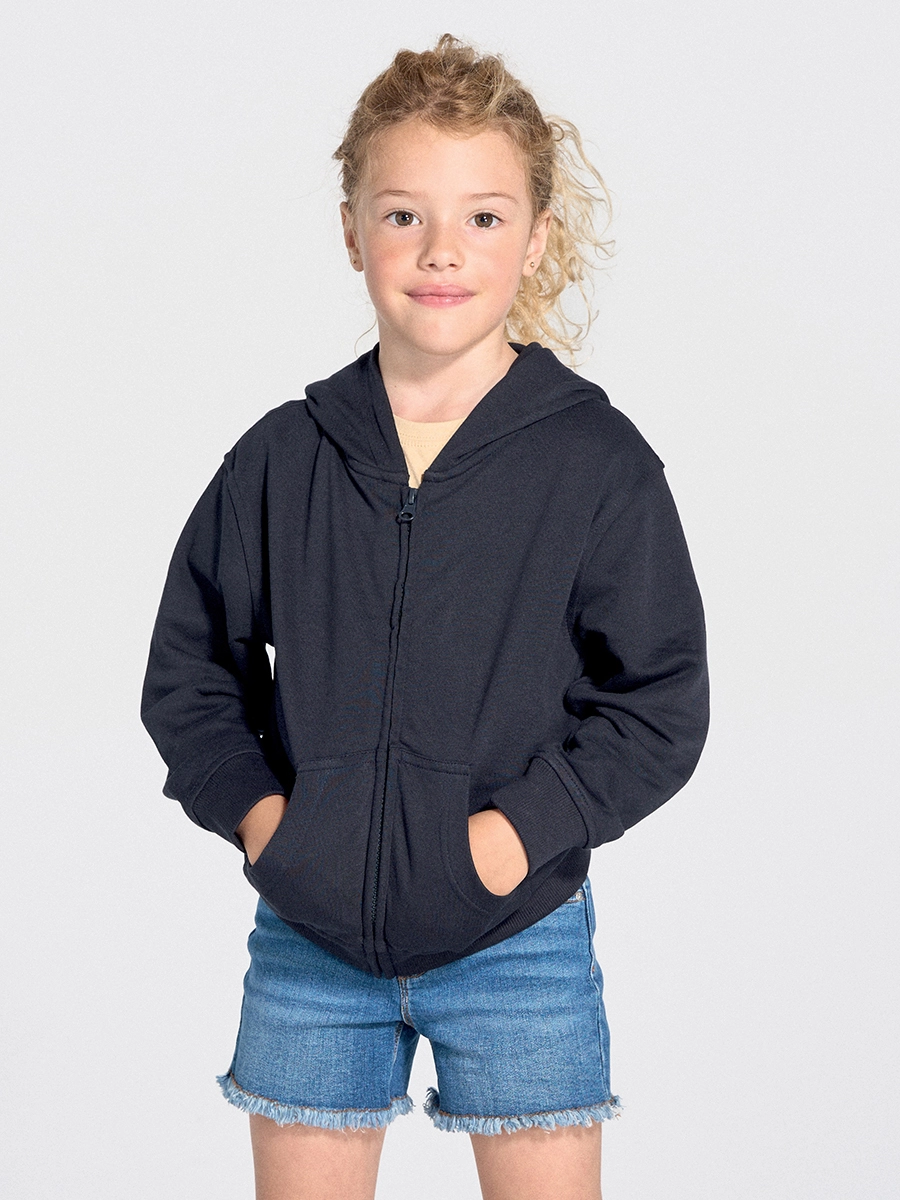 Immagine FELPA BAMBINO CAPPUCCIO E ZIP LEGGERA FRENCH TERRY