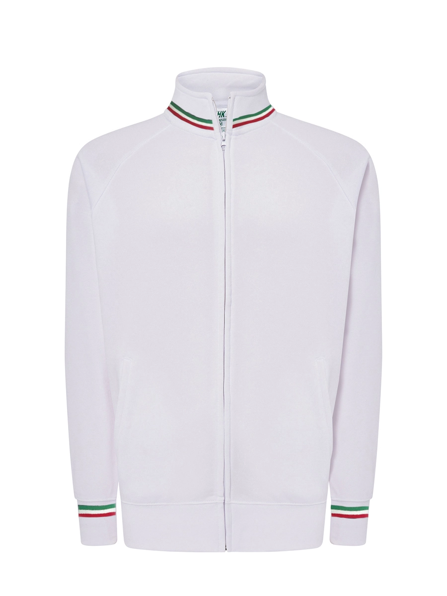 Immagine FELPA UNISEX ZIP INTERA PREMIUM ITALIA