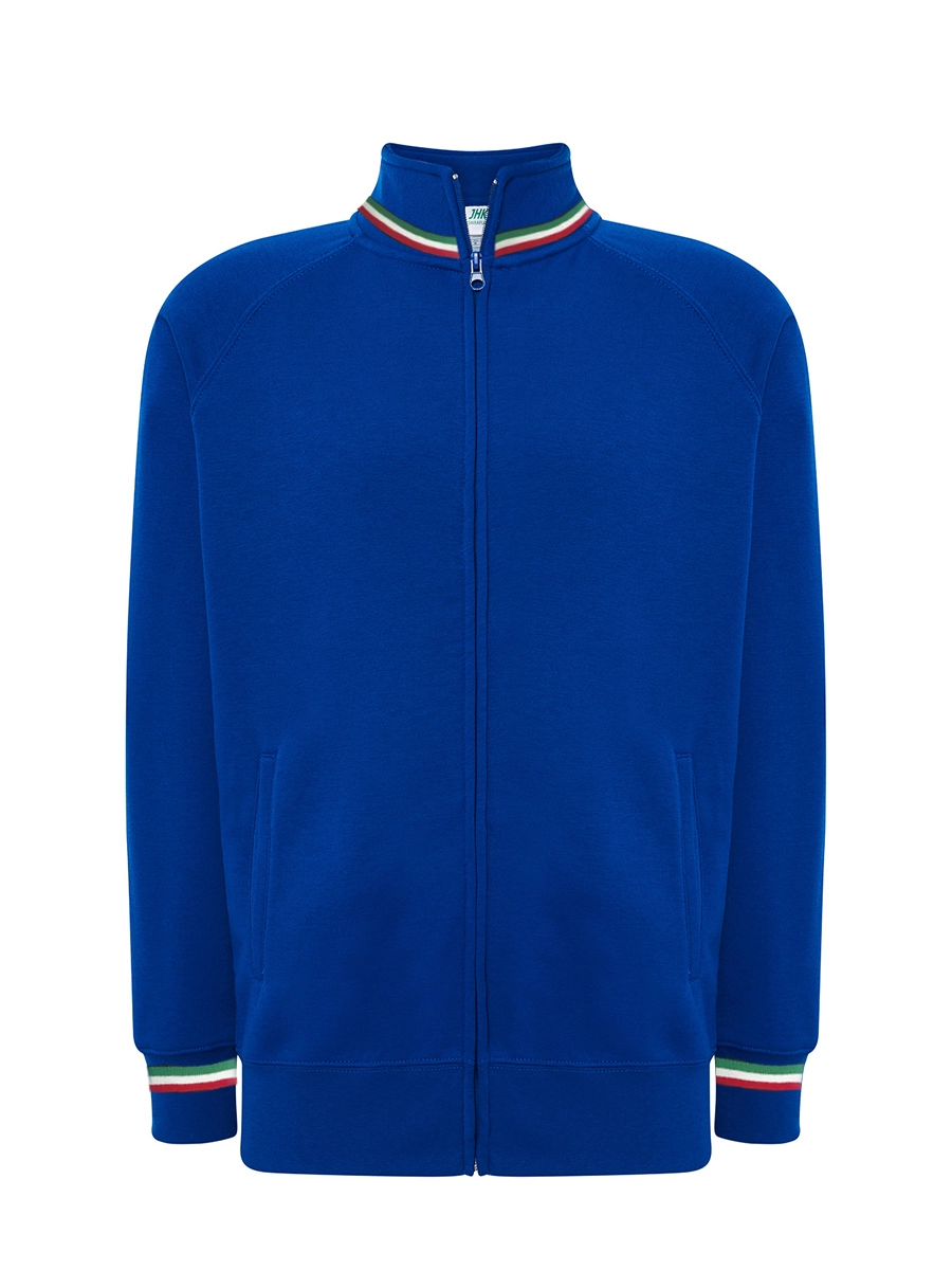 Immagine FELPA UNISEX ZIP INTERA PREMIUM ITALIA