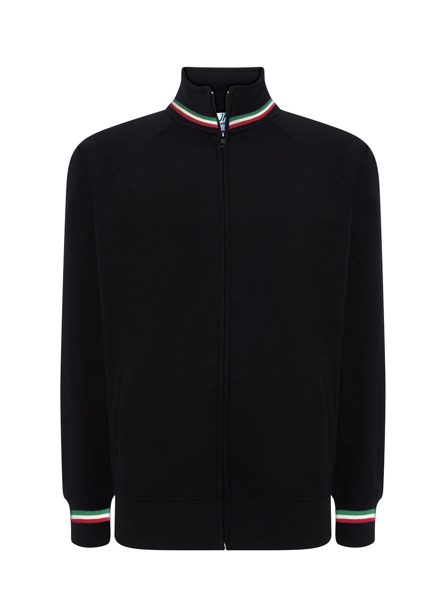 Immagine FELPA UNISEX ZIP INTERA PREMIUM ITALIA