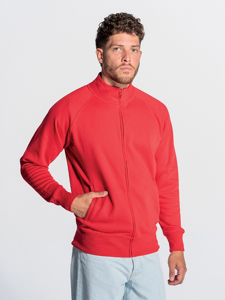 Immagine FELPA UNISEX ZIP INTERA PREMIUM