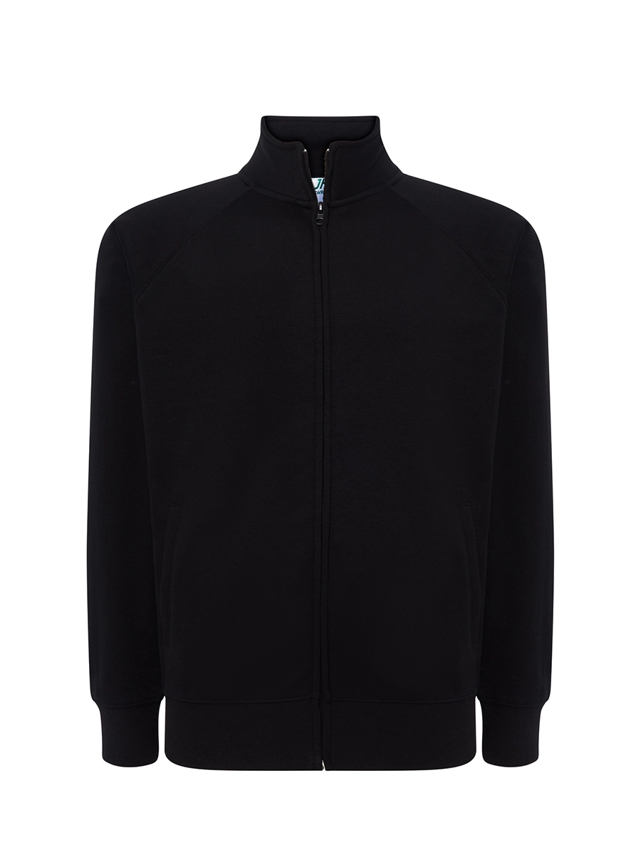 Immagine FELPA UNISEX ZIP INTERA LEGGERA FRENCH TERRY