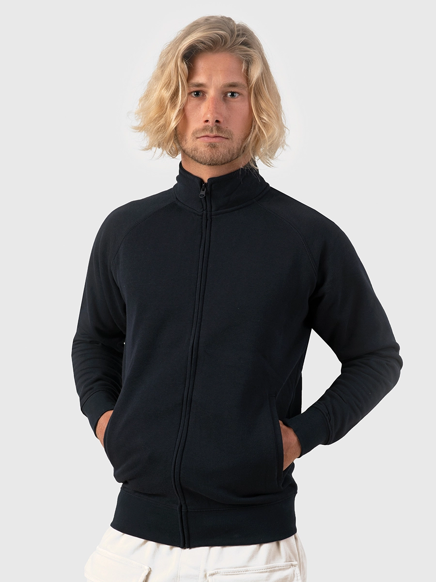 Immagine FELPA UNISEX ZIP INTERA LEGGERA FRENCH TERRY