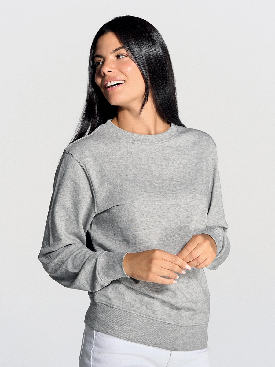 Immagine FELPA DONNA GIROCOLLO LEGGERA FRENCH TERRY