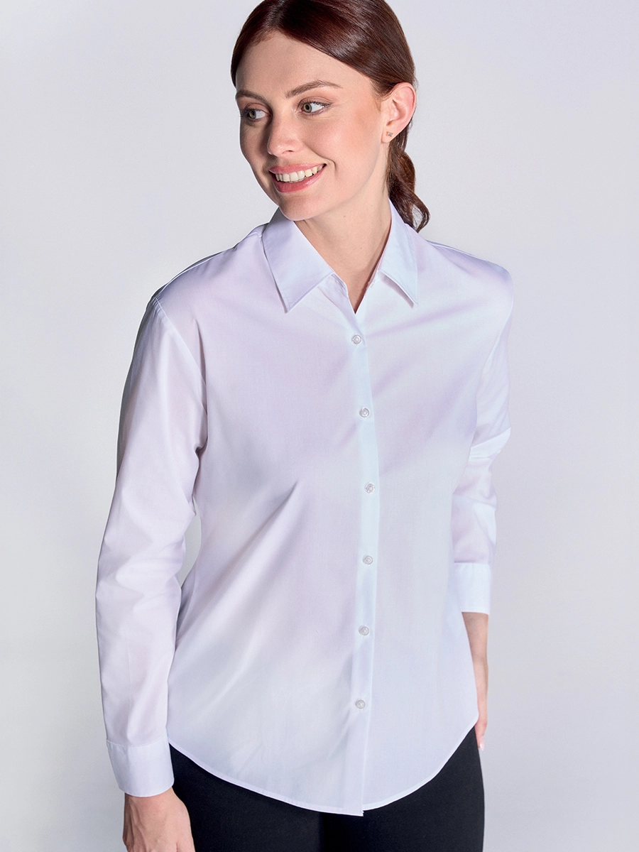 Immagine CAMICIA DONNA MANICA LUNGA POPELINE