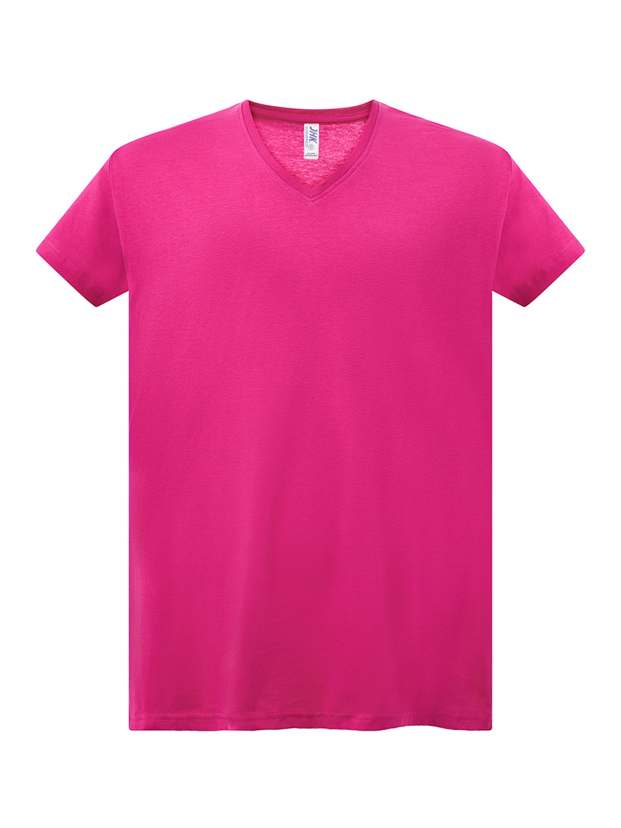 Immagine T-SHIRT DONNA MANICA CORTA COLLO A V CURVES