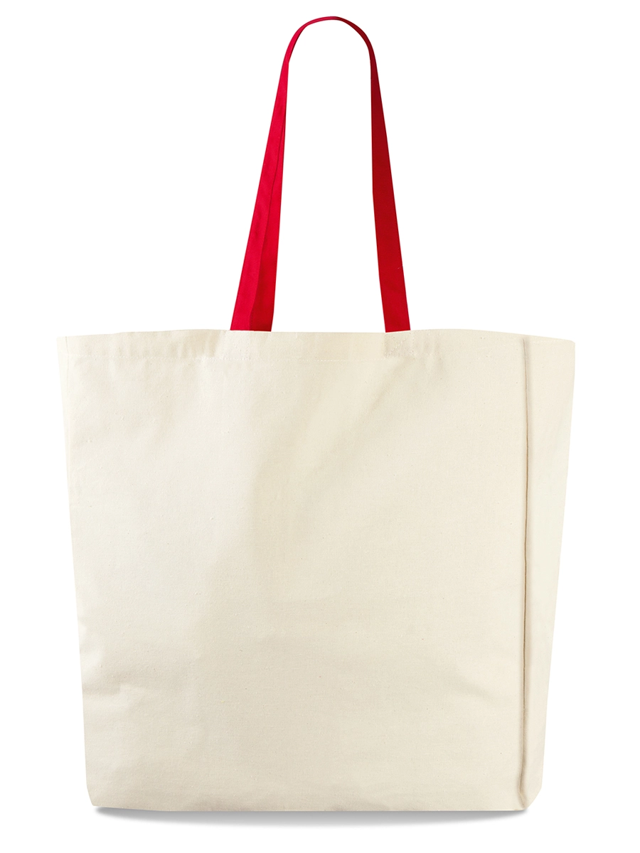 Immagine Shopping bag pubblicitaria in cotone 220gr cm 38x42x8 KOBE