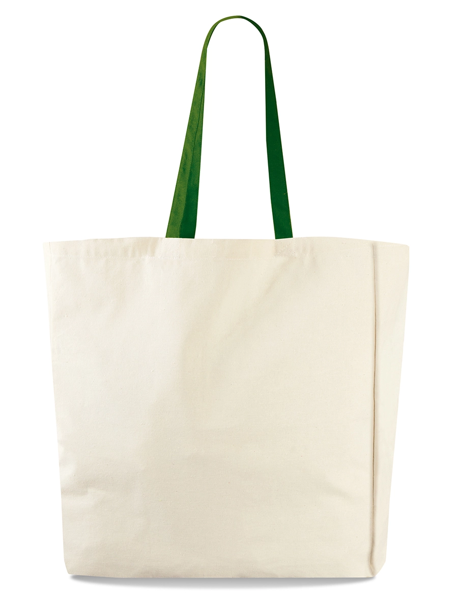 Immagine Shopping bag pubblicitaria in cotone 220gr cm 38x42x8 KOBE
