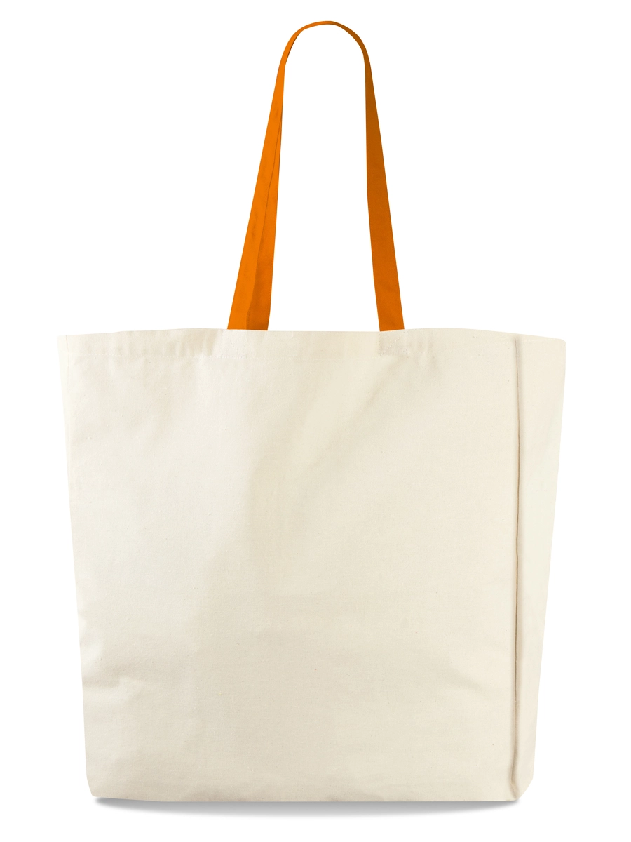 Immagine Shopping bag pubblicitaria in cotone 220gr cm 38x42x8 KOBE