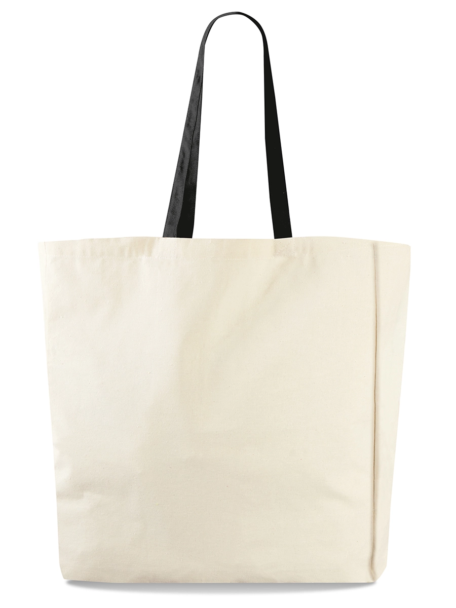 Immagine Shopping bag pubblicitaria in cotone 220gr cm 38x42x8 KOBE