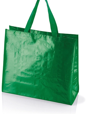 Immagine Borsa spesa cm 45x40x15 in tessuto laminato NORI