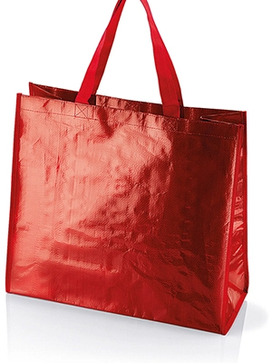 Immagine Borsa spesa cm 45x40x15 in tessuto laminato NORI