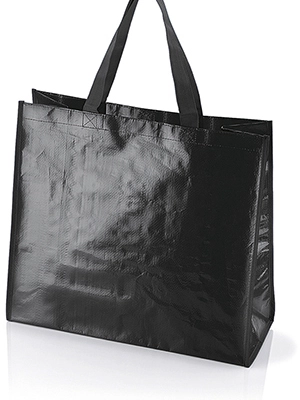 Immagine Borsa spesa cm 45x40x15 in tessuto laminato NORI
