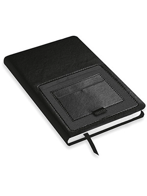 Immagine Quaderno con copertina in similpalle con tasche in formato A5 DANTE