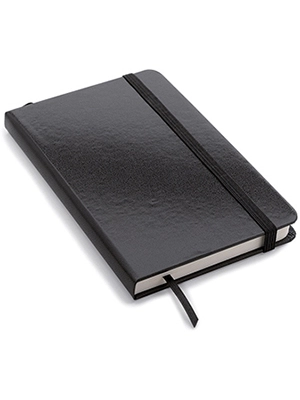 Immagine Quaderno promozionale con elastico e copertina rigida in formato A5 NOTY-M