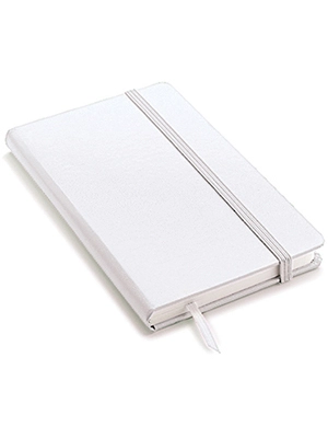 Immagine Quaderno promozionale con elastico e copertina rigida in formato A5 NOTY-M