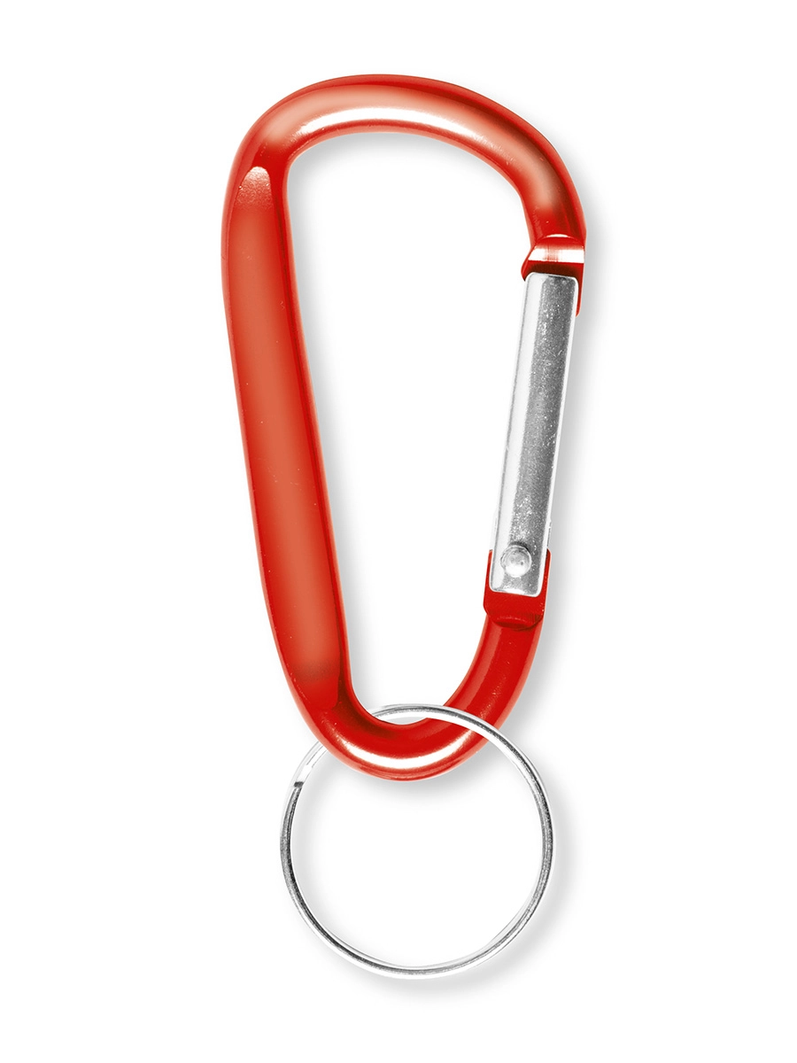 Immagine Portachiavi in metallo con moschettone ROCKY