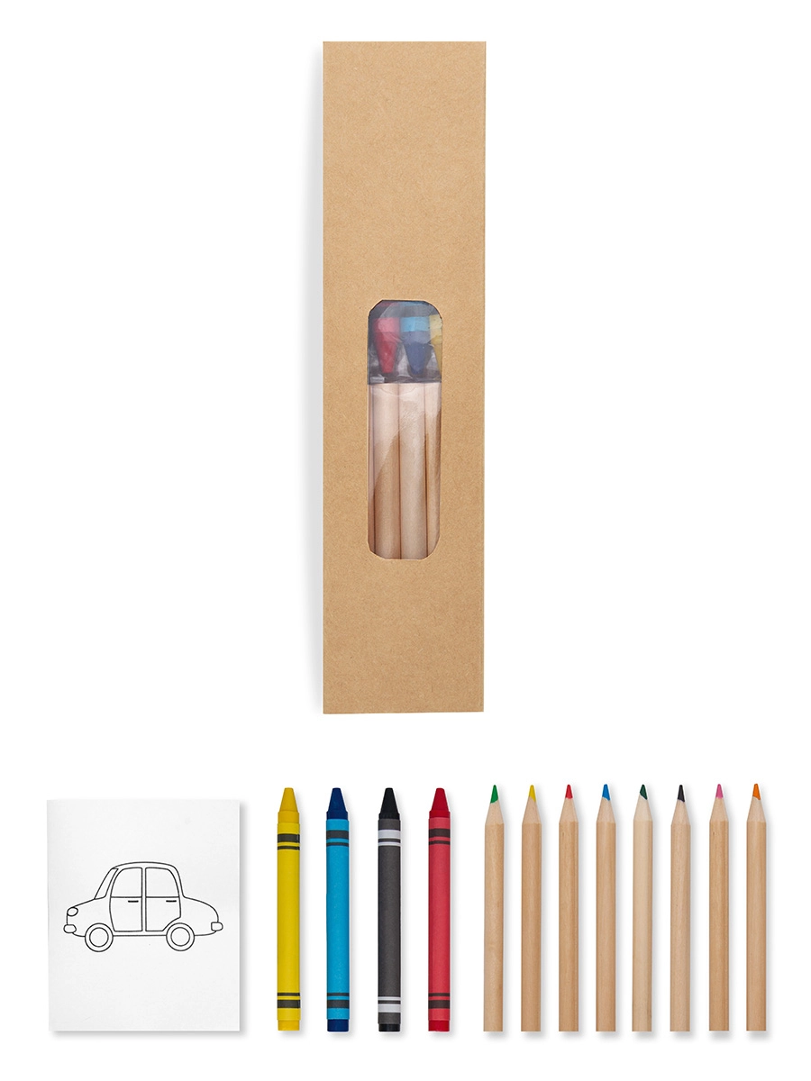 Immagine Set per disegnare con matite e pastelli SUNSHINE