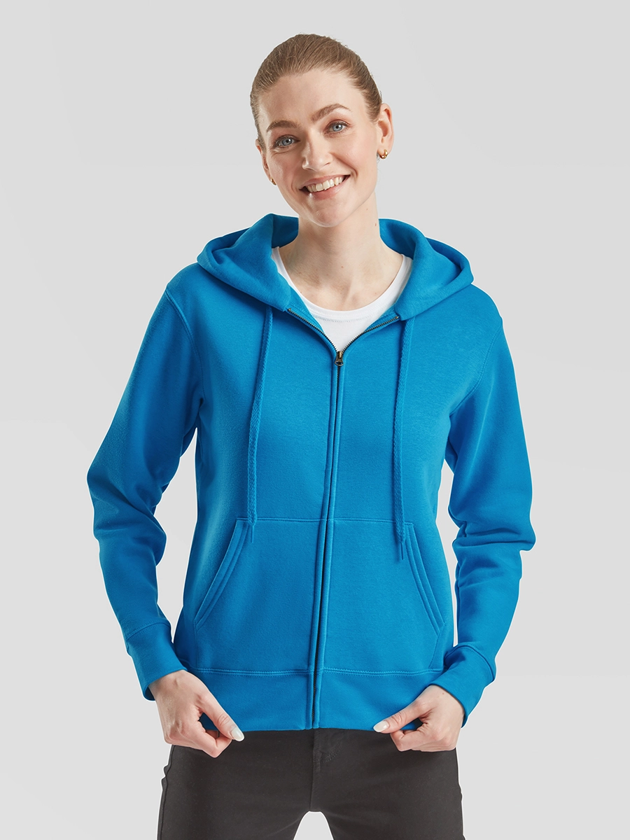 Immagine FELPA DONNA CAPPUCCIO E ZIP PREMIUM