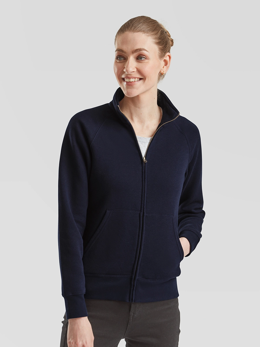 Immagine FELPA DONNA ZIP INTERA PREMIUM