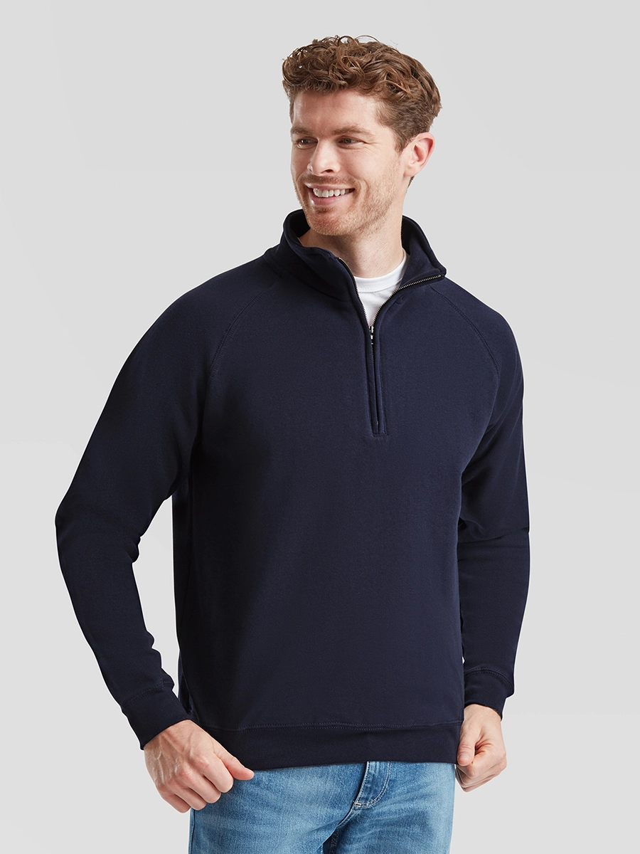 Immagine FELPA UNISEX MEZZA ZIP CLASSIC