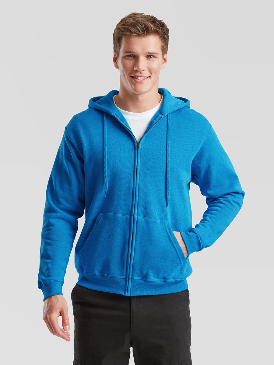 Immagine FELPA UNISEX CAPPUCCIO E ZIP CLASSIC