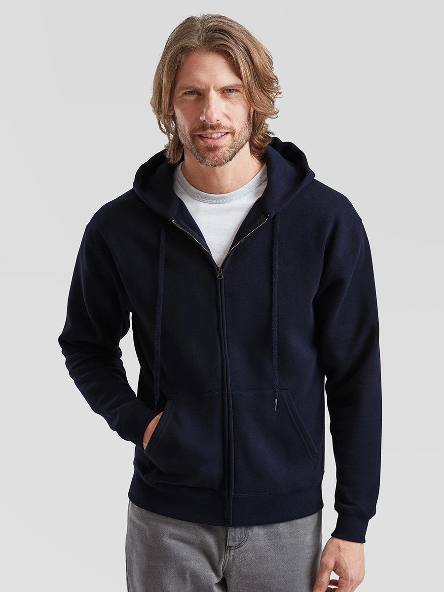 Immagine FELPA UOMO CAPPUCCIO E ZIP PREMIUM