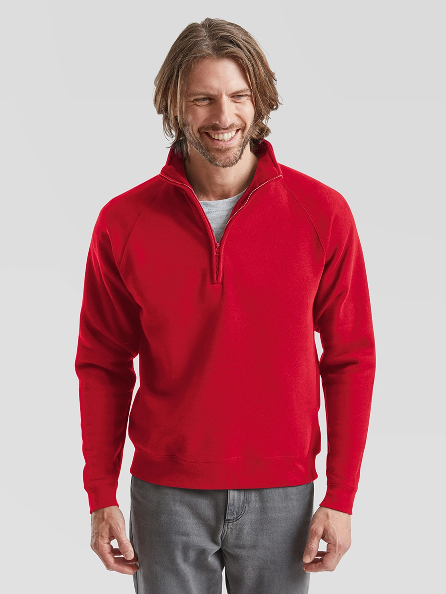Immagine FELPA UNISEX MEZZA ZIP PREMIUM