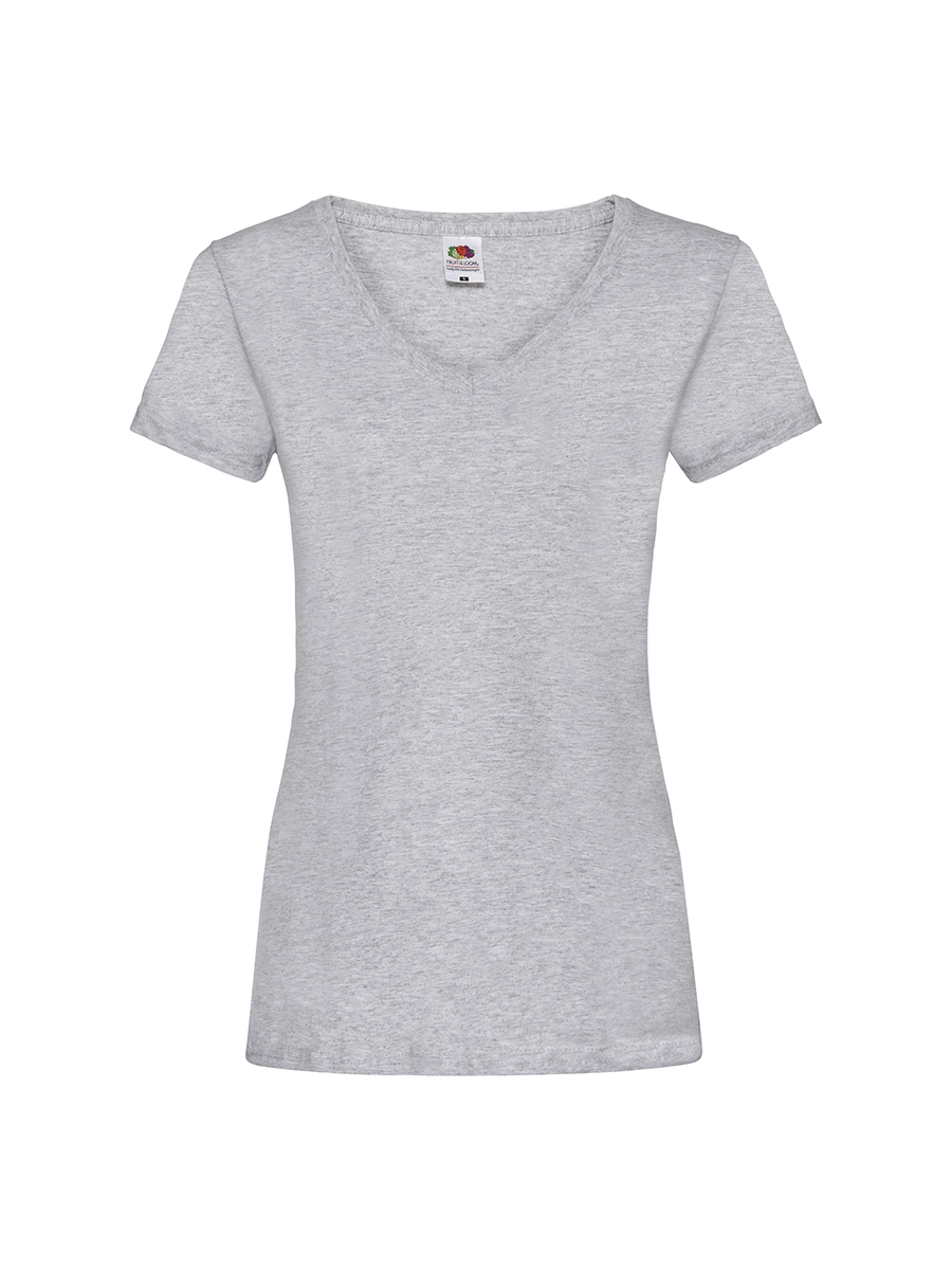 Immagine T-SHIRT DONNA MANICA CORTA COLLO A V VALUEWEIGHT