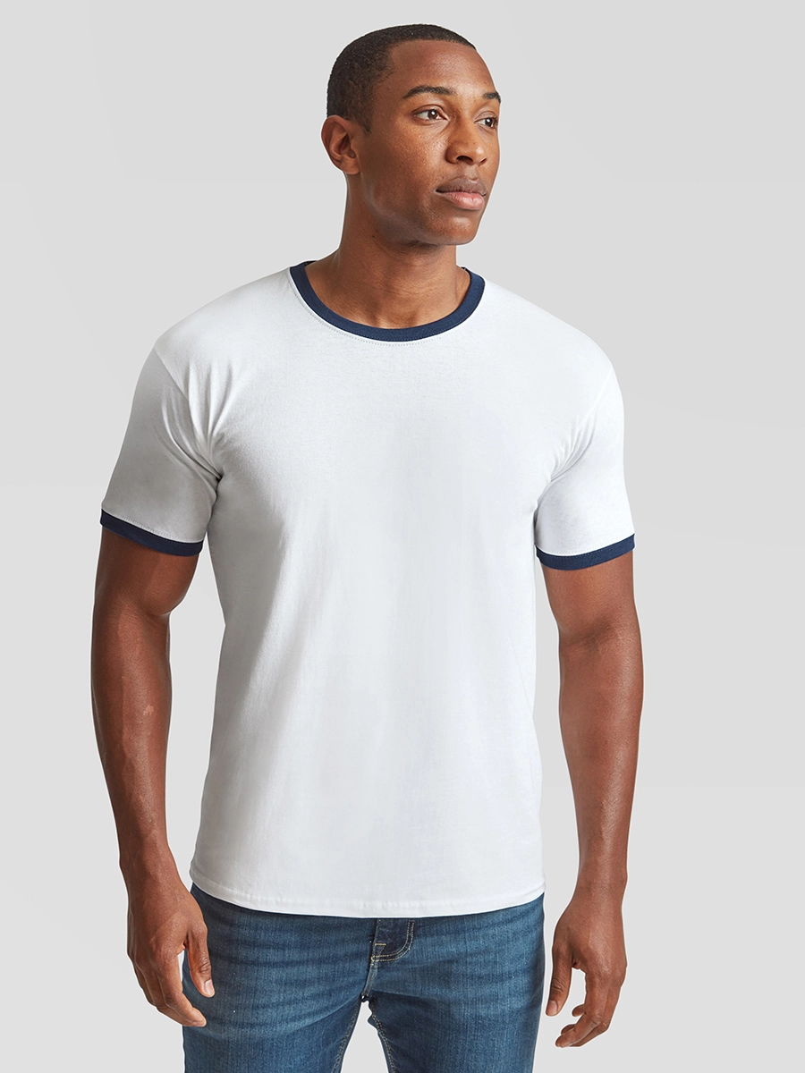 Immagine T-SHIRT UOMO MANICA CORTA VALUEWEIGHT RINGER
