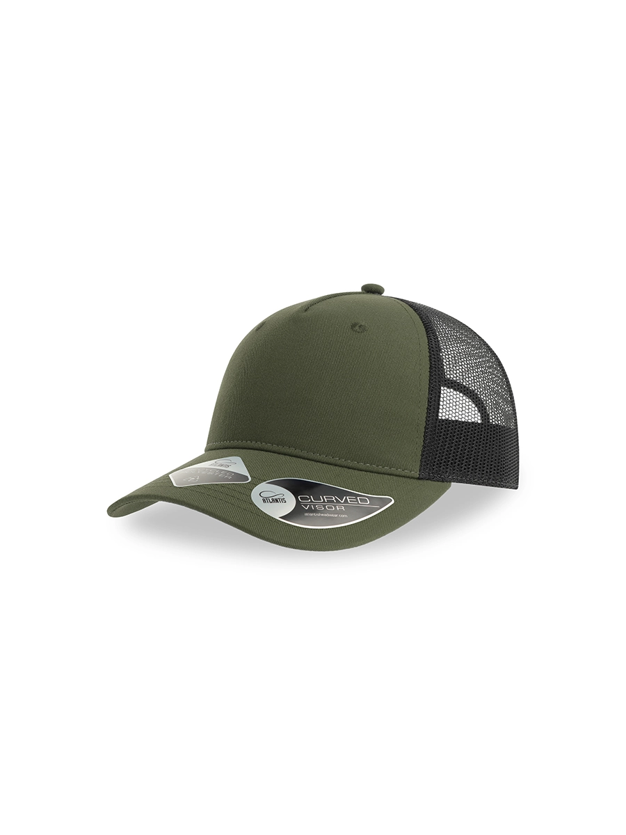 Immagine CAPPELLO VISIERA CURVA 5 PANNELLI MESH POSTERIORE
