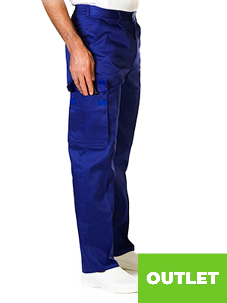 Immagine PANTALONE DA LAVORO MULTITASCHE RINFORZI ALLE GINOCCHIA