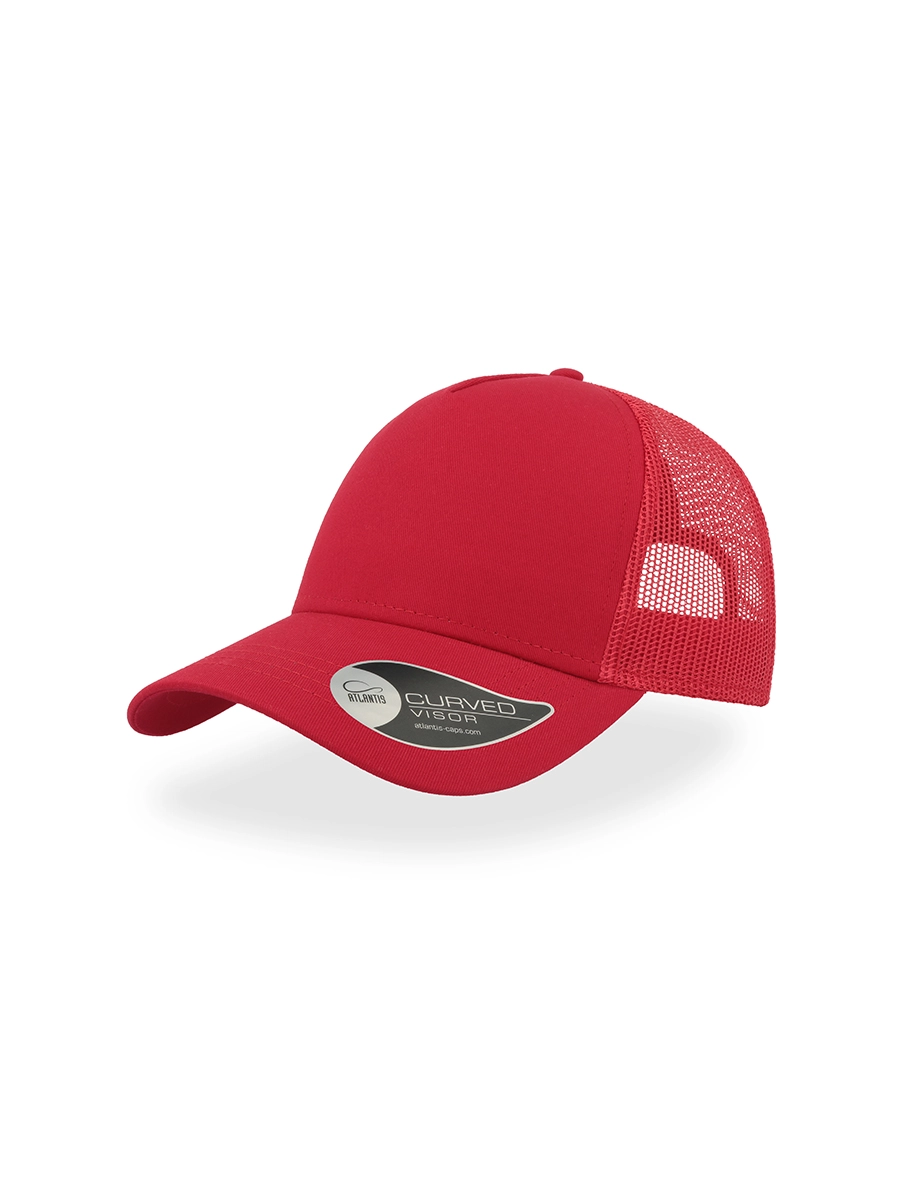 Immagine CAPPELLO VISIERA CURVA 5 PANNELLI MESH POSTERIORE