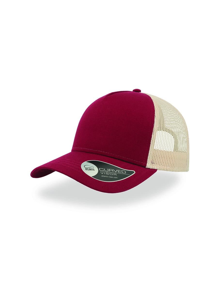 Immagine CAPPELLO VISIERA CURVA 5 PANNELLI MESH POSTERIORE