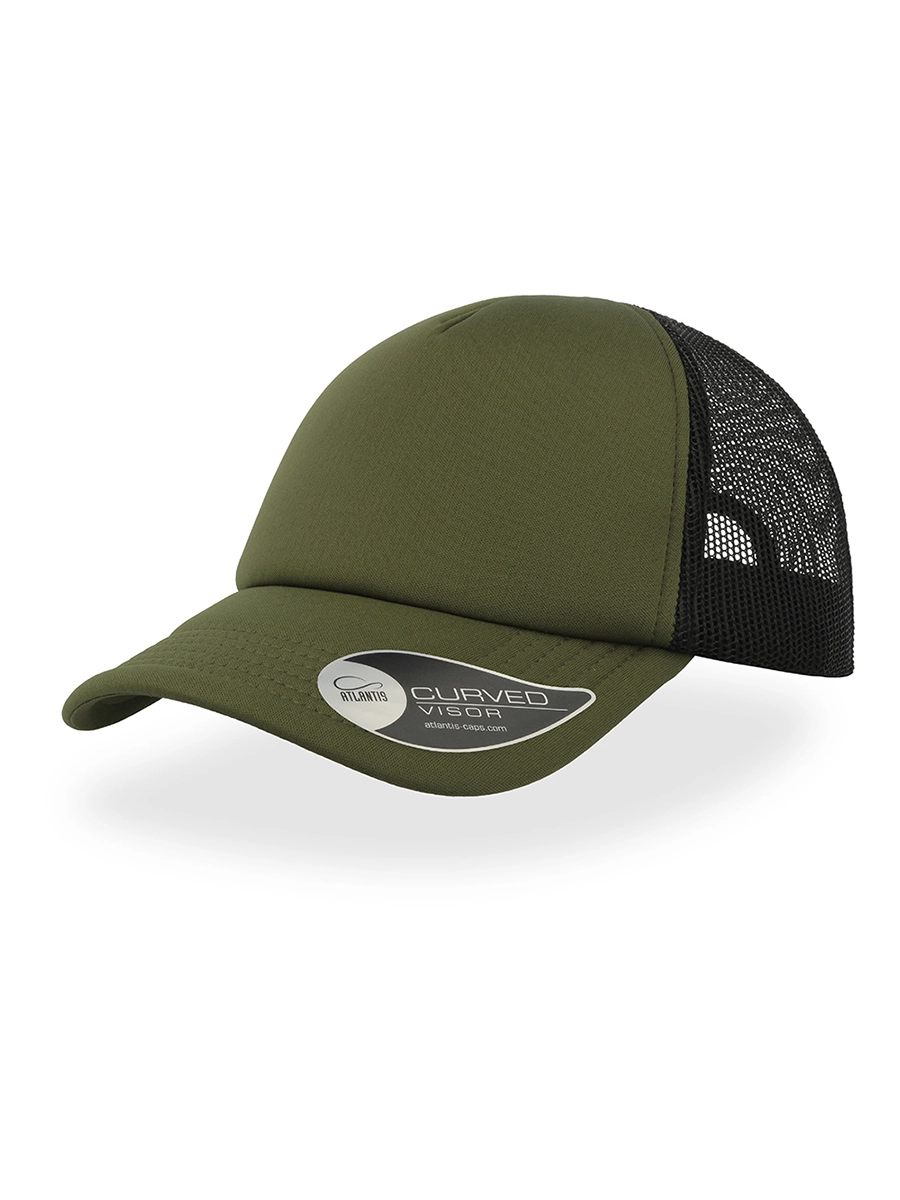 Immagine CAPPELLO VISIERA CURVA 5 PANNELLI MESH POSTERIORE