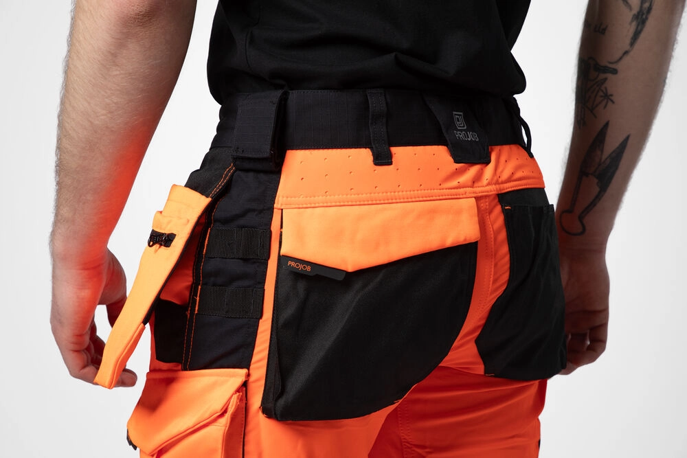 Immagine 6573 HI-VIS PANTALONI STRETCH MULTITASCHE EN ISO 20471 - CLASSE 2