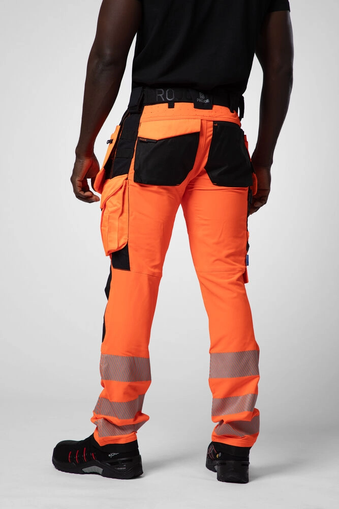 Immagine 6573 HI-VIS PANTALONI STRETCH MULTITASCHE EN ISO 20471 - CLASSE 2