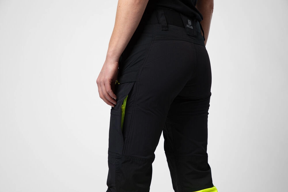 Immagine 6538 PANTALONI STRETCH MULTITASCHE DONNA EN ISO 20471 - CLASSE 1