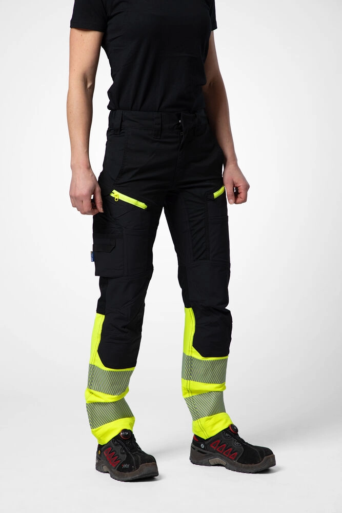 Immagine 6538 PANTALONI STRETCH MULTITASCHE DONNA EN ISO 20471 - CLASSE 1